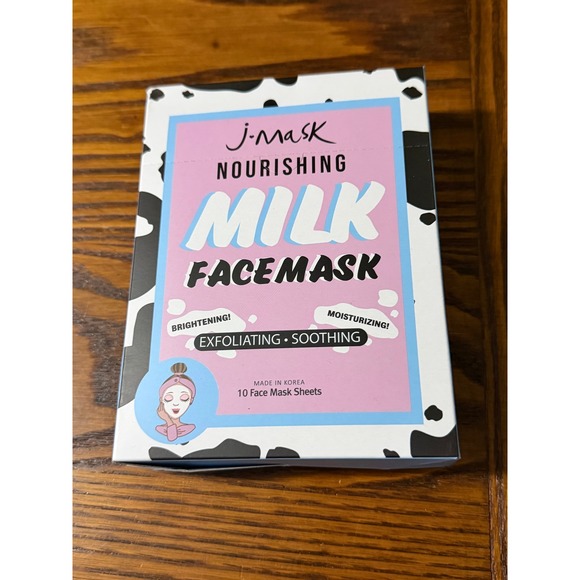 J.Mask Other - J.Mask Nourishing Milk Facemask 10 Sheet Masks K-Beauty Brightening Moisturizing